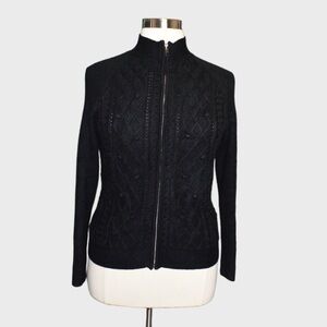 Croft & Barrow Zip Sweater Knit Jacket